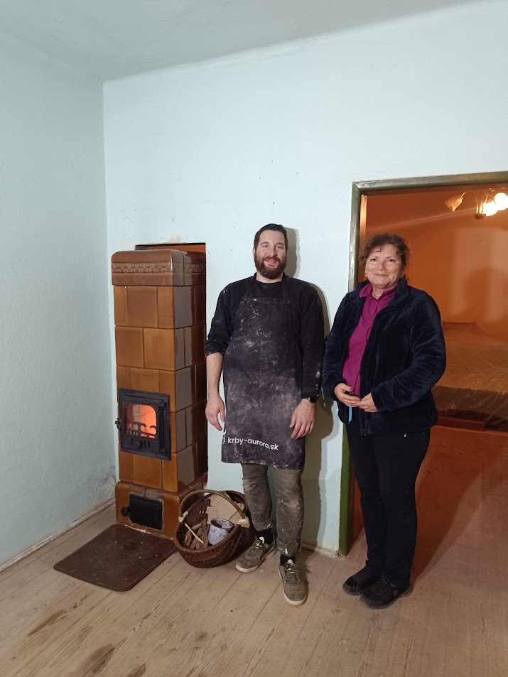 Egy 50 éves cserépkályha felújítása